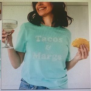 WILDFOX Tacos & Margs Happy Hour KEKE tee shirt